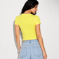 Mesh Panel Crop Top