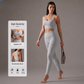 Textured Activewear Workout Set