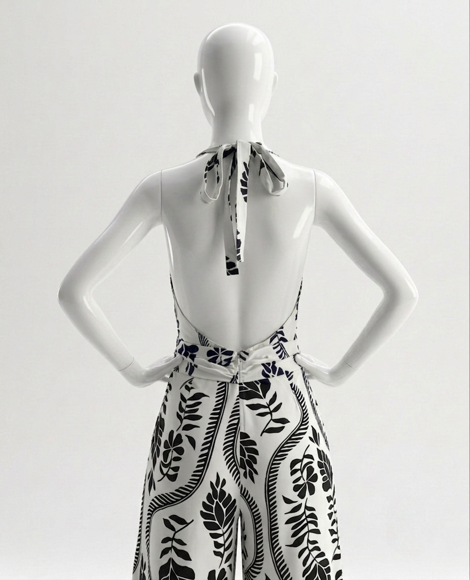 Elegant Halter Neck Jumpsuit