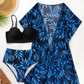 Women Swimsuit Cover Set