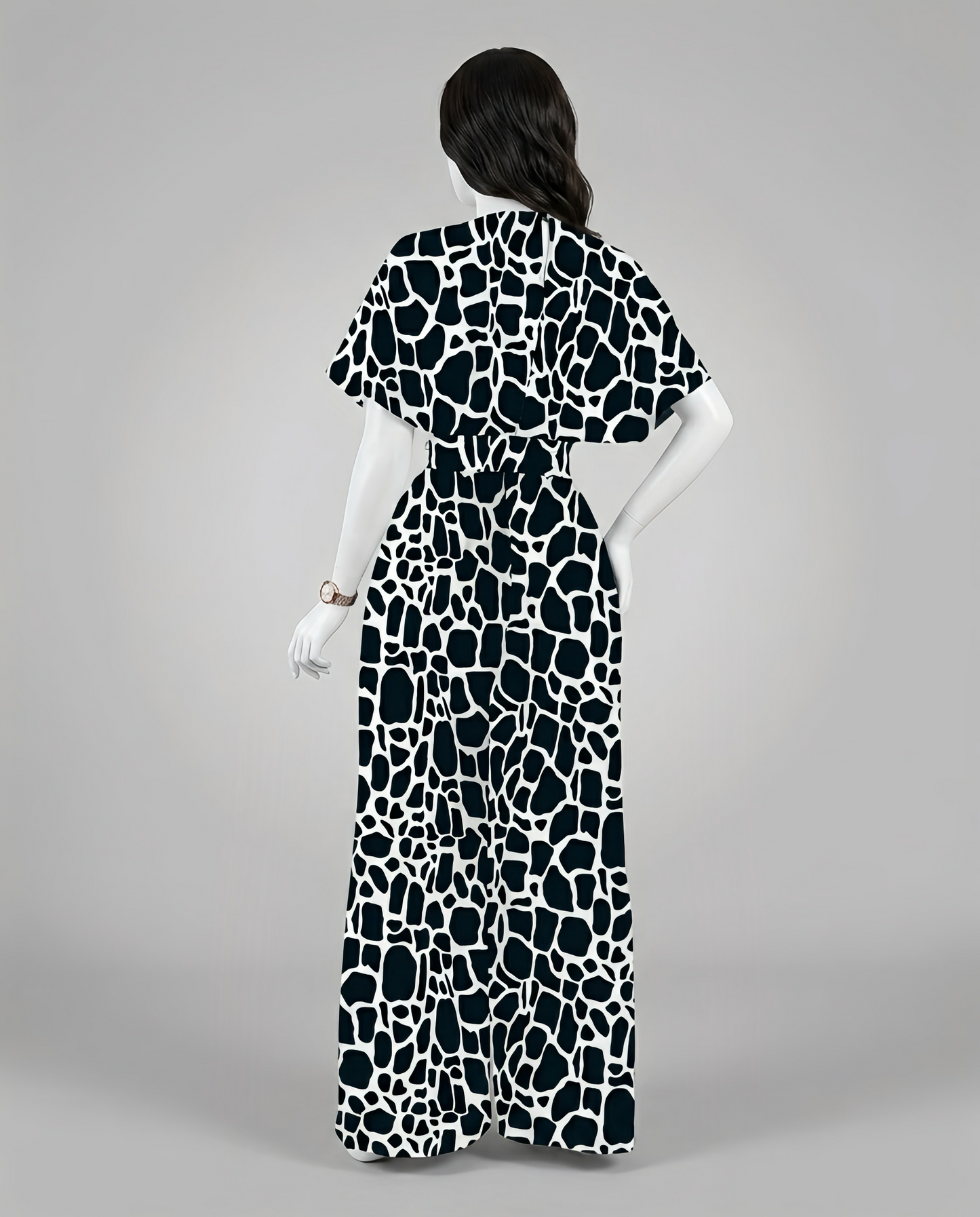 Women Short Sleeve Jumpsuit