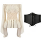 Women Corset Top Set