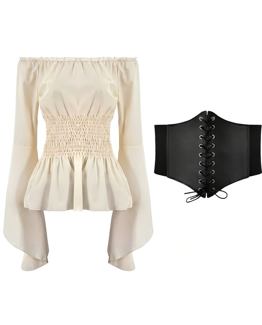 Women Corset Top Set