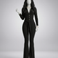 Long Sleeve Flare Jumpsuit