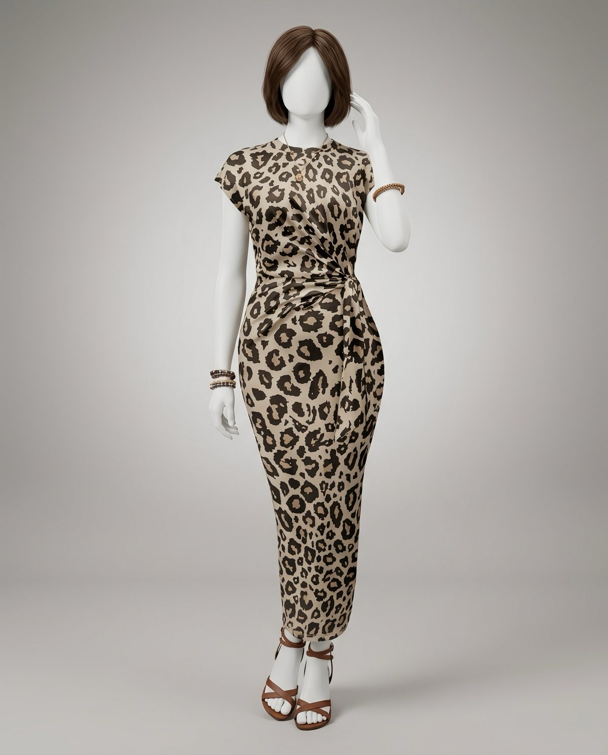 Cap Sleeve Midi Dress