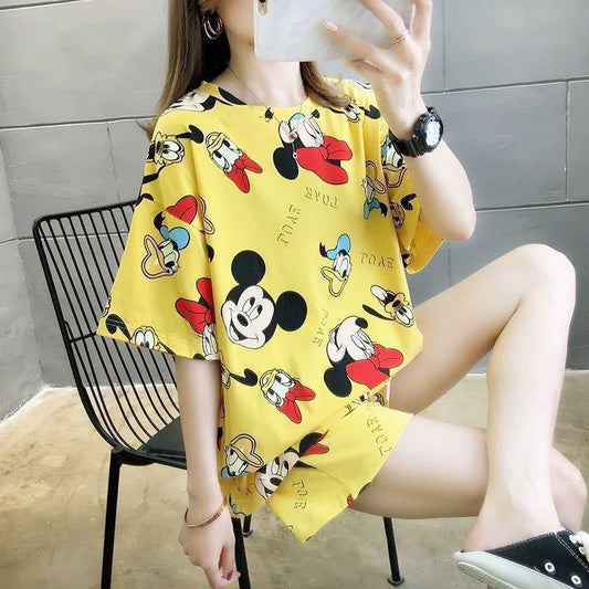 Mickey Mouse pajama set.
