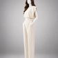Cap Sleeve Wide Jumpsuit
