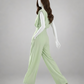 Cap Sleeve Wide Jumpsuit