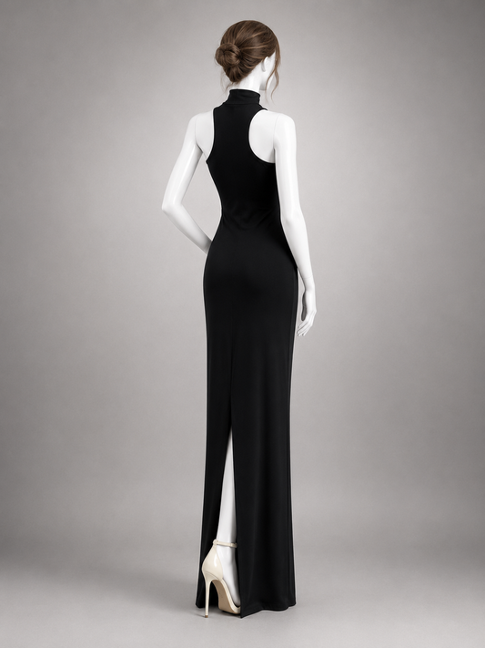 Halter Neck Maxi Dress