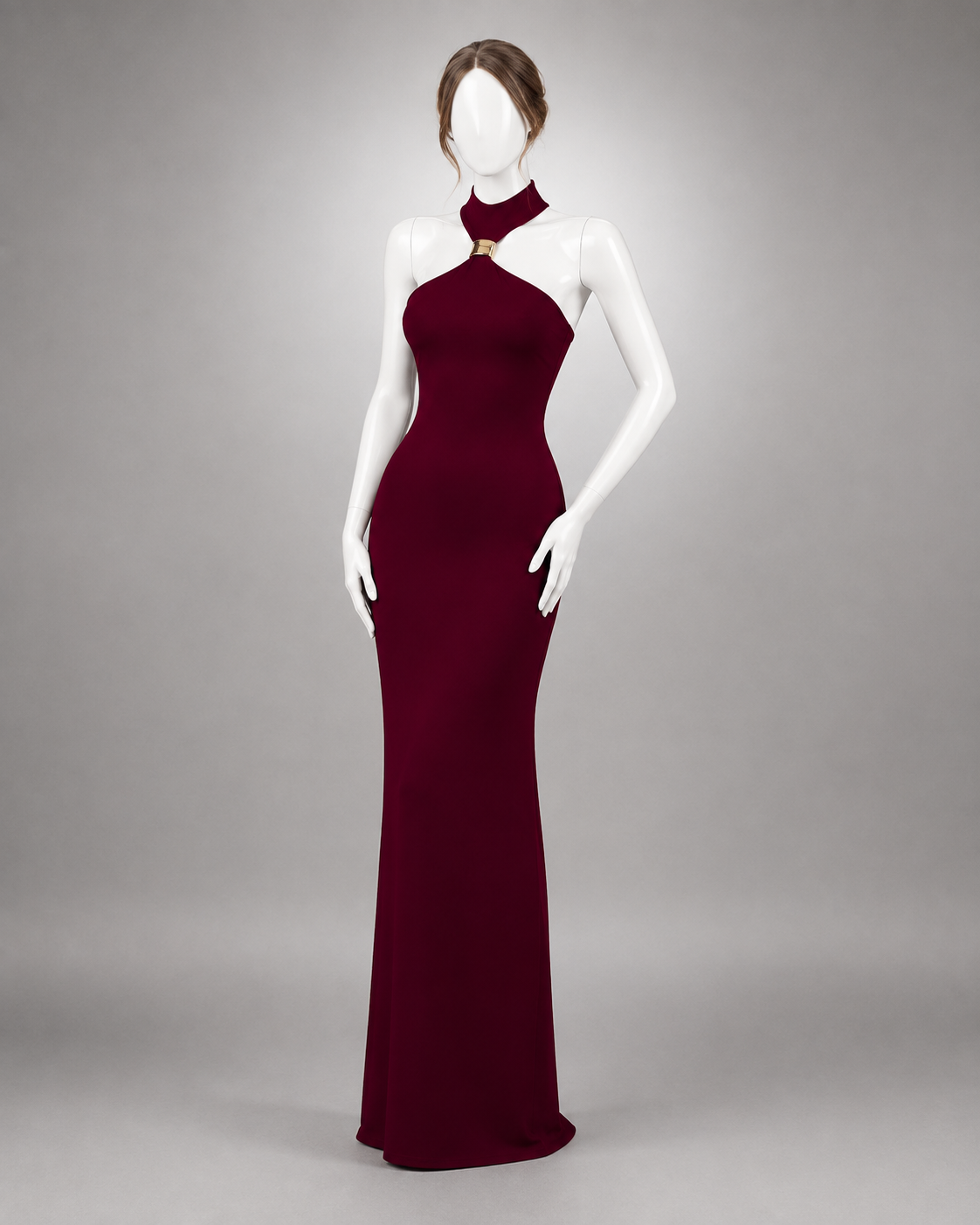 Halter Neck Maxi Dress