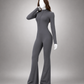 Long Sleeve Fitted Jumpsuit