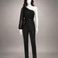 Women One Shoulder Jumpsuit
