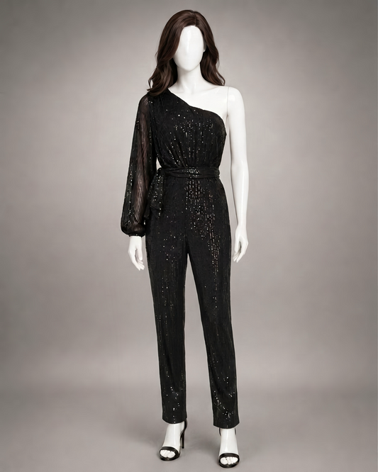 Women One Shoulder Jumpsuit