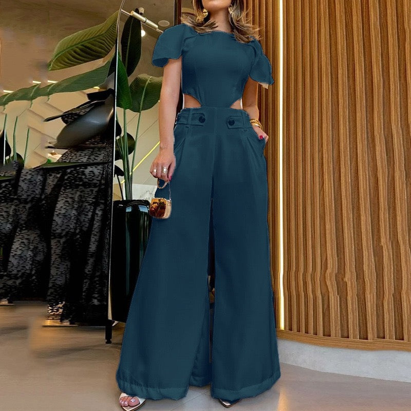 Modern Wide Leg Jumpsuit