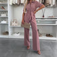 Belted Wide Leg Jumpsuit