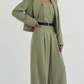 Two-Piece Set Jumpsuit Without Belt