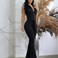 Collared Belted Wide Jumpsuit