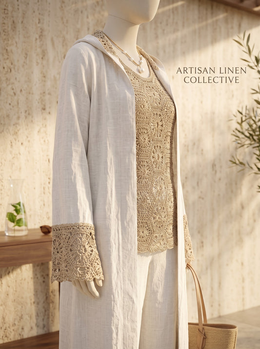 Elegant Crochet Three Piece