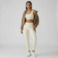 3pcs Fleece Pullover Leggings Set
