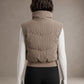 High Neck Puffer Vest