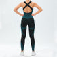 New seamless knit contrasting skinny yoga jumpsuit