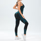 New seamless knit contrasting skinny yoga jumpsuit