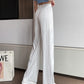 ripple wide-leg pants for women 2024 spring and summer ins trend celebrity design straight-leg pants to wear casual floor-length pants