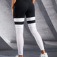 yoga leggings high waist mesh gym