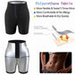 Odorless all silver all blue yoga clothing high waist sports fitness shorts breasted belly control sweat pants waist yoga pants