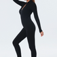 European and American quick-drying one-piece seamless yoga wear sports suit women's tight-fitting dance fitness yoga jumpsuit