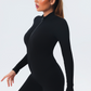 European and American quick-drying one-piece seamless yoga wear sports suit women's tight-fitting dance fitness yoga jumpsuit