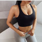 Black Bra Seamless Push Up Cotton Sport Tops