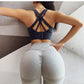 Black Bra Seamless Push Up Cotton Sport Tops