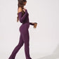 Slim-Fitting Jumpsuit For Women, Off-Shoulder Sports Wear