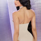 Cut Out Halter Neck Backless Bodysuit