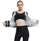 Silver Sweat Suit Women's Shapewear Coating Sauna Body Shapers Workout Slim T Shirt Weight Loss Waist Trainer Fat Burning Pants